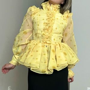 Selkie XS Banquet Blouse in Coat of Arms